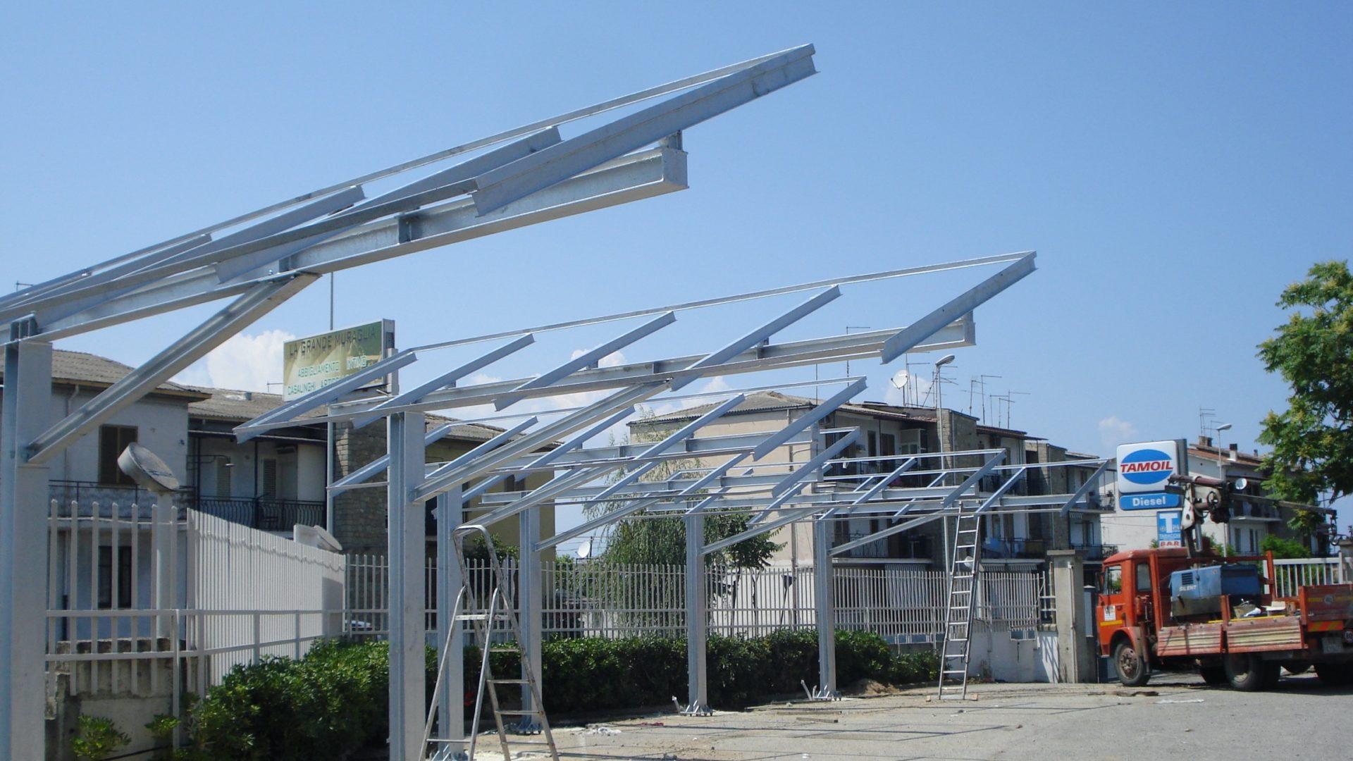 Immagine del settore Parcheggi con impianto fotovoltaico