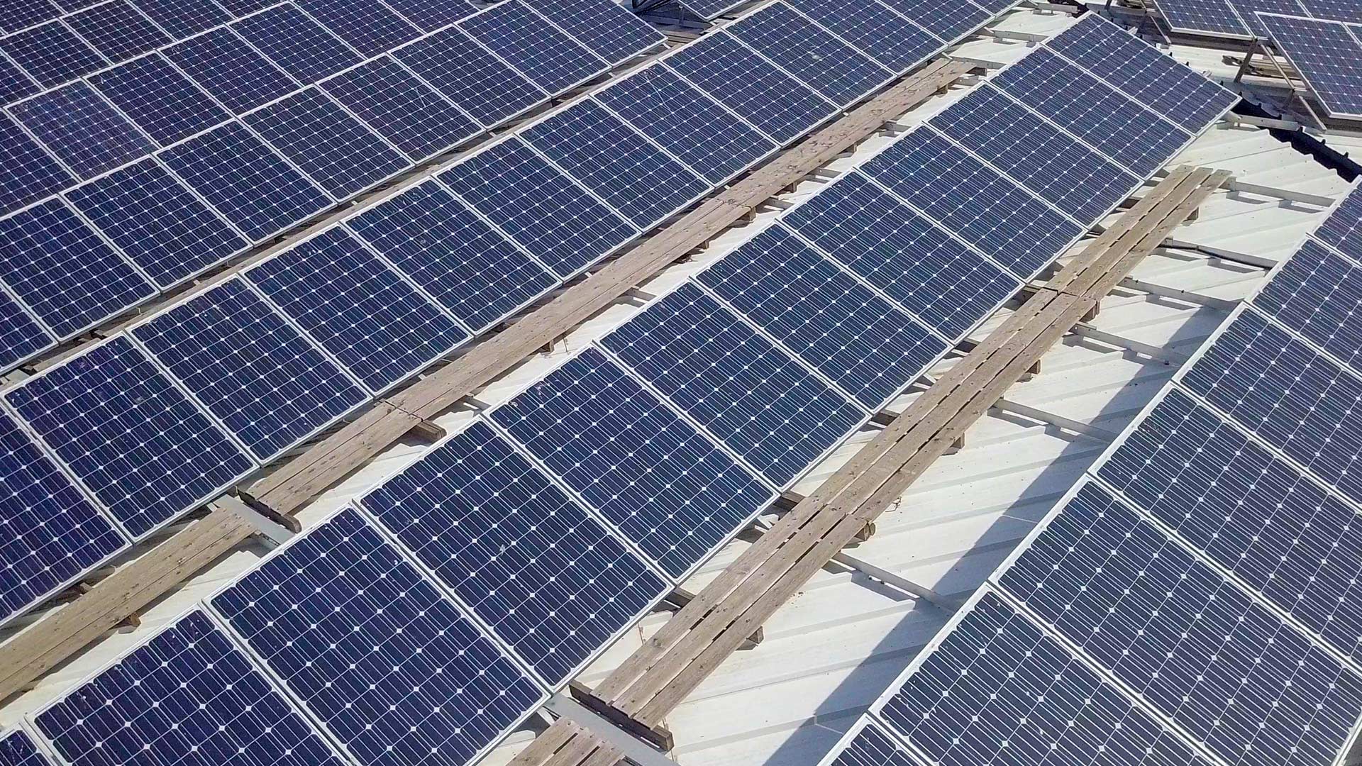 campo pannelli solari realizzato da azienda sprovieri