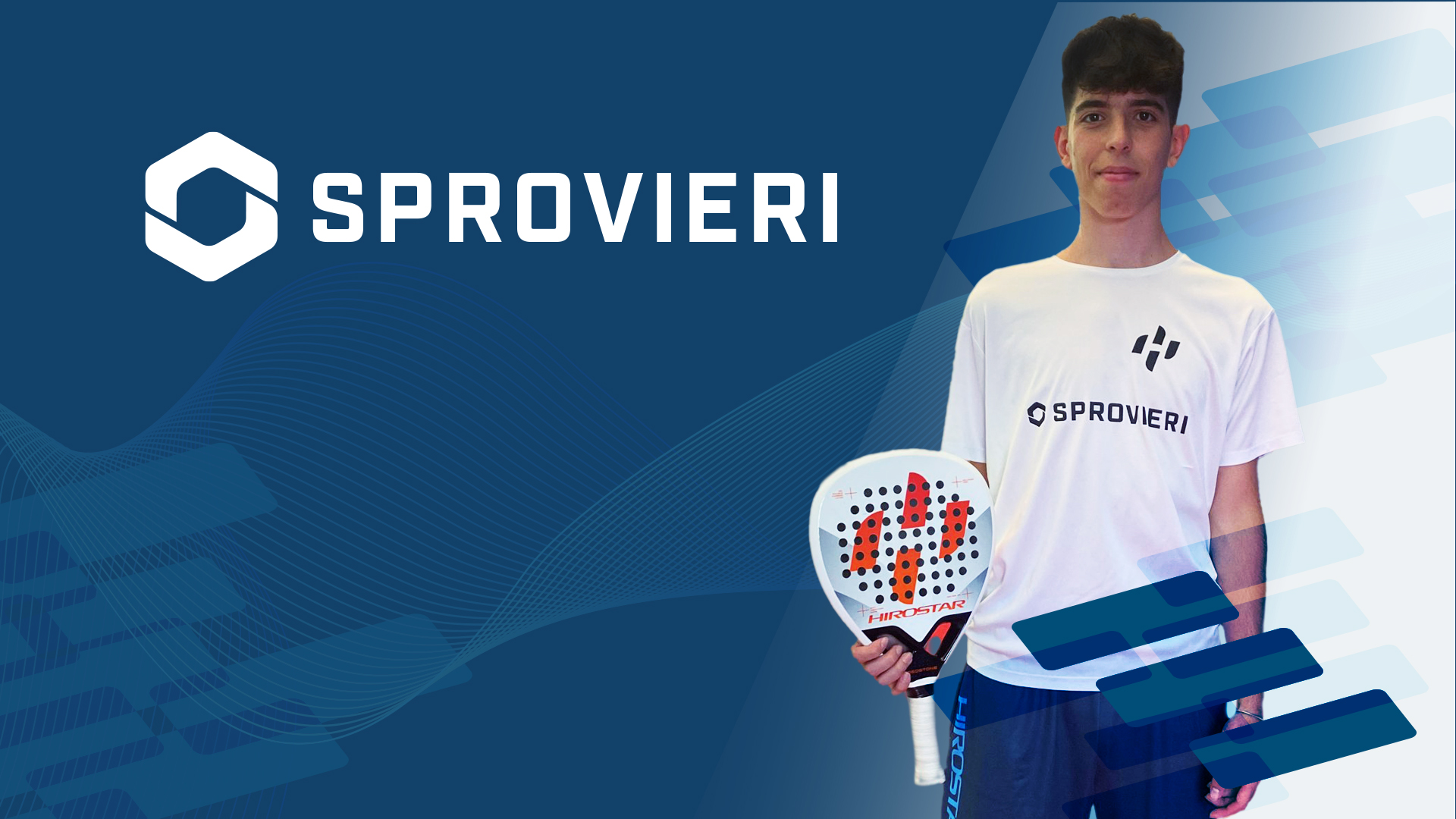 Article imageSprovieri S.r.l. is the official sponsor of padel player Giuseppe Fino